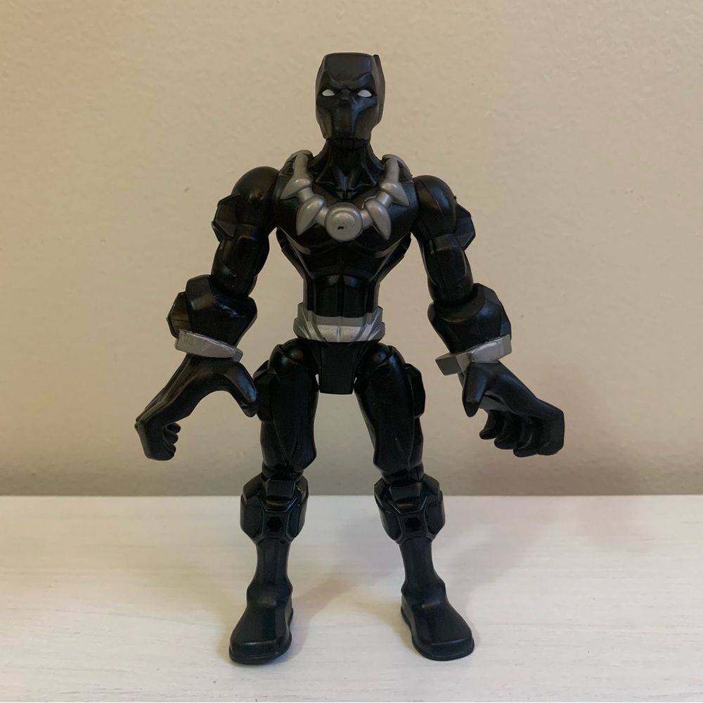2014 Hasbro Marvel Super Hero Mashers BLACK PANTHER Action Figure